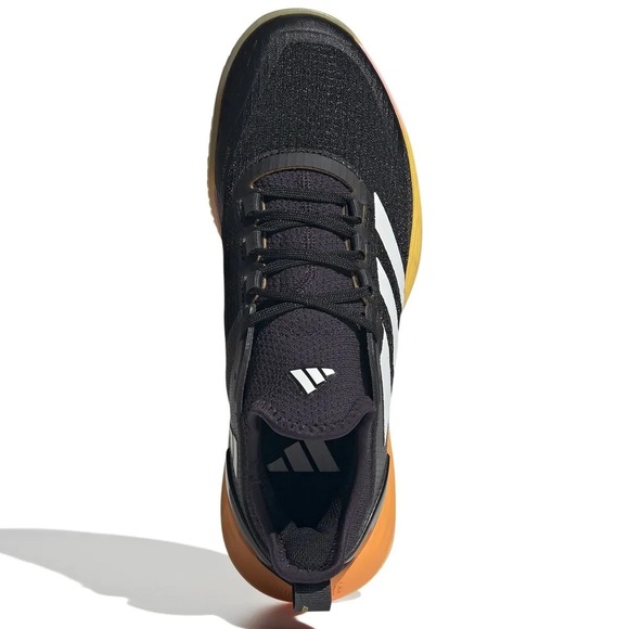 NEW adidas Adizero Ubersonic 4 Women's Size 9.5 Clay Black Yellow Tennis Shoes - Picture 2 of 8